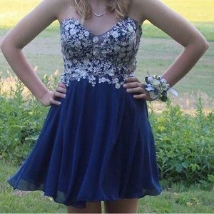 Strapless Cocktail Dress